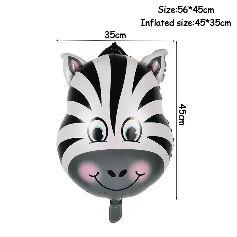 🎉 Wild Jungle Animal Balloons – Safari Party Magic with Lions, Tigers & More! 🐯🎈 - ThiGui