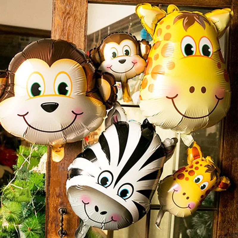 🎉 Wild Jungle Animal Balloons – Safari Party Magic with Lions, Tigers & More! 🐯🎈 - ThiGui
