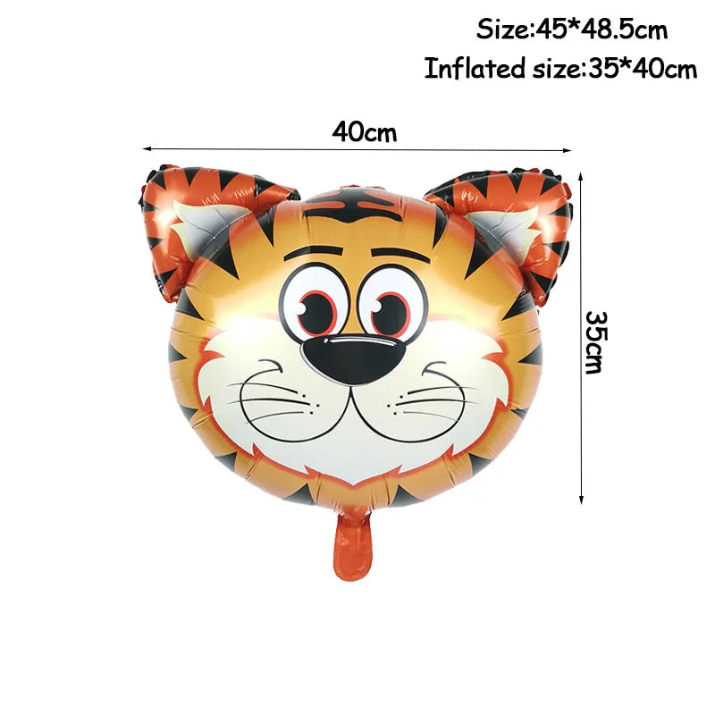 🎉 Wild Jungle Animal Balloons – Safari Party Magic with Lions, Tigers & More! 🐯🎈 - ThiGui