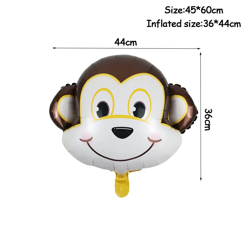 🎉 Wild Jungle Animal Balloons – Safari Party Magic with Lions, Tigers & More! 🐯🎈 - ThiGui