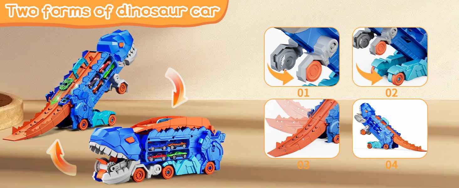 🦖 Dino Transporter Truck – Roaring Fun on Wheels! 🚚🦕 - ThiGui