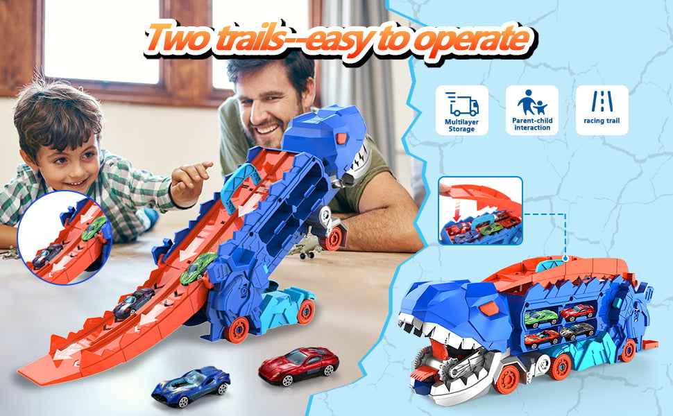 🦖 Dino Transporter Truck – Roaring Fun on Wheels! 🚚🦕 - ThiGui