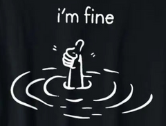 I’m Fine Thumbs Up Tee 😎👍 Cool & Comfy Everyday T-Shirt - ThiGui